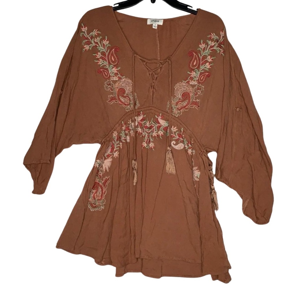 Umgee Floral Mini Dress Size S - Picture 1 of 6
